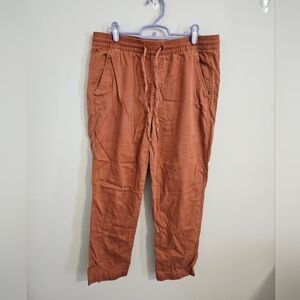 GAP Womens Rust Brown Joggers
